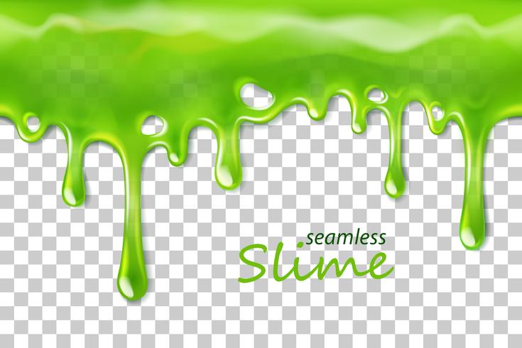White dripping slime seamless element Royalty Free Vector