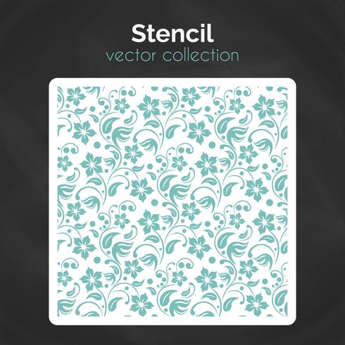 Stencil. Laser cuting template. Seamless pattern for decorative panel. vector