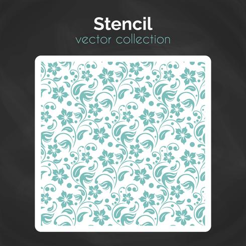 Stencil. Laser cuting template. Seamless pattern for decorative panel. vector