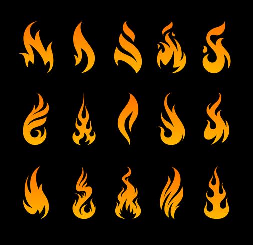 Vector Fire Icons