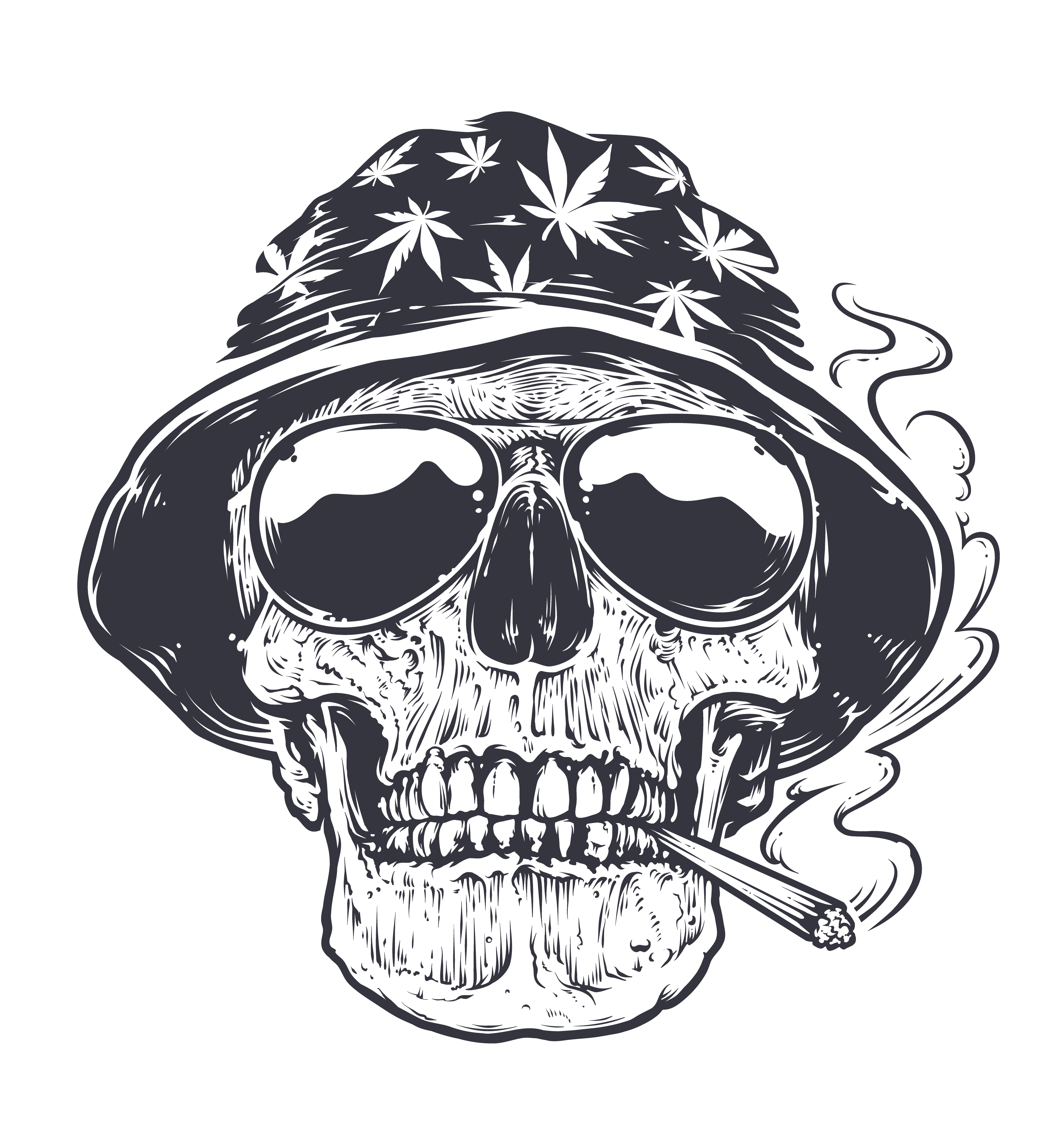 Download Rastaman Skull Art - Download Free Vectors, Clipart ...