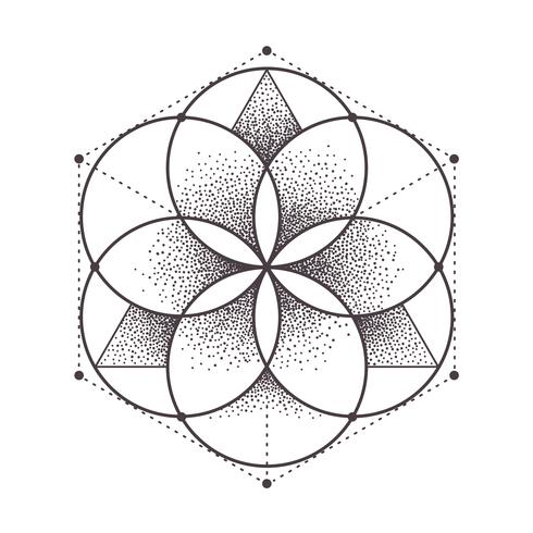 Geometría sagrada vector