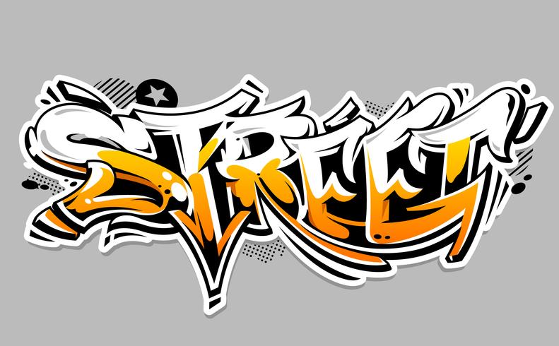 Street Graffiti Vector Lettering