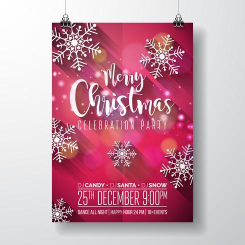 Merry Christmas Party Design  vector