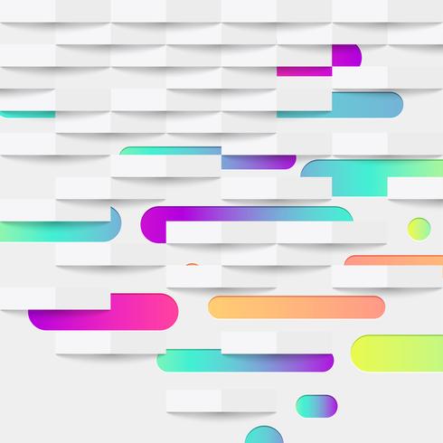 Colorful abstract background with balls and lines for advertising vector