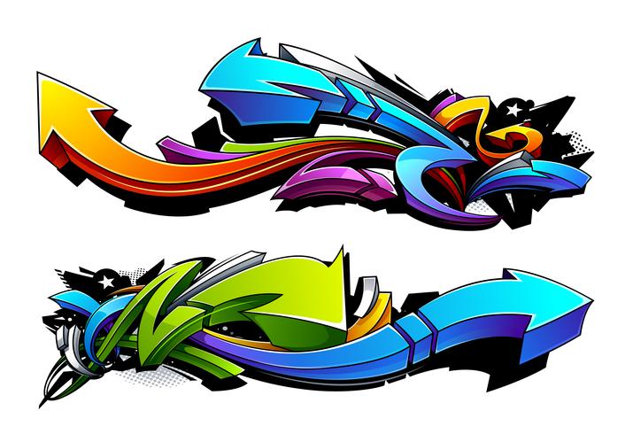 Graffiti Arrows  vector