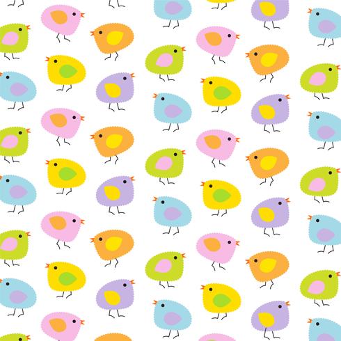 pastel Easter baby chicks background pattern 334983 Vector Art at Vecteezy