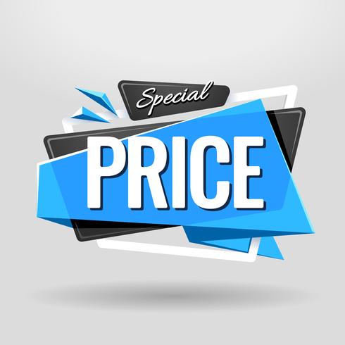 Special Price Geometric Banner vector