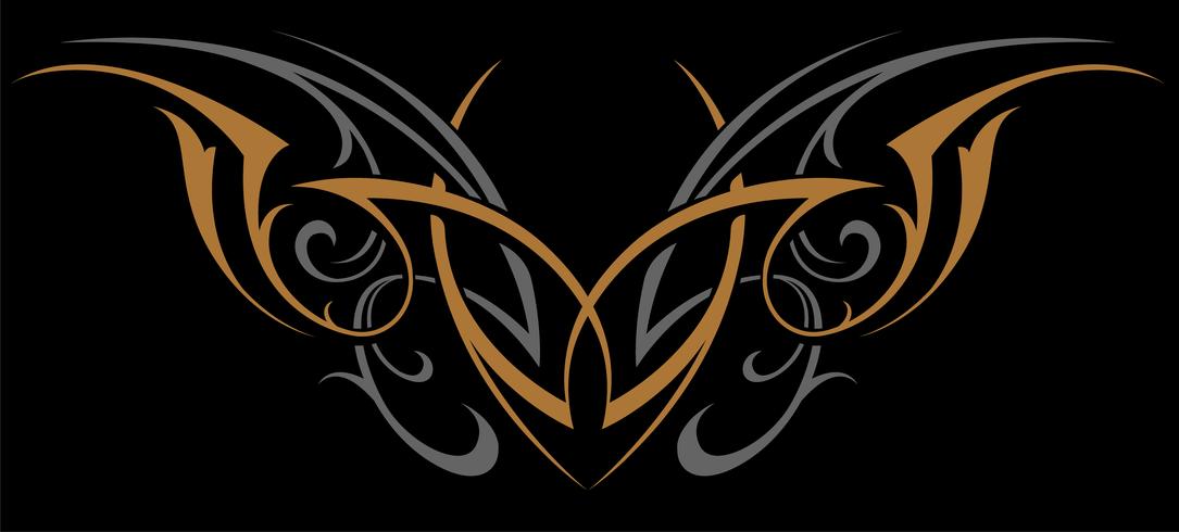 Gothic Abstract Ornament Vector Shape