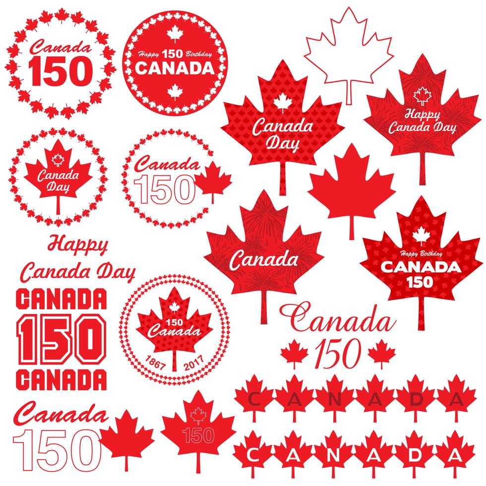 Canada Day clipart 335174 Vector Art at Vecteezy