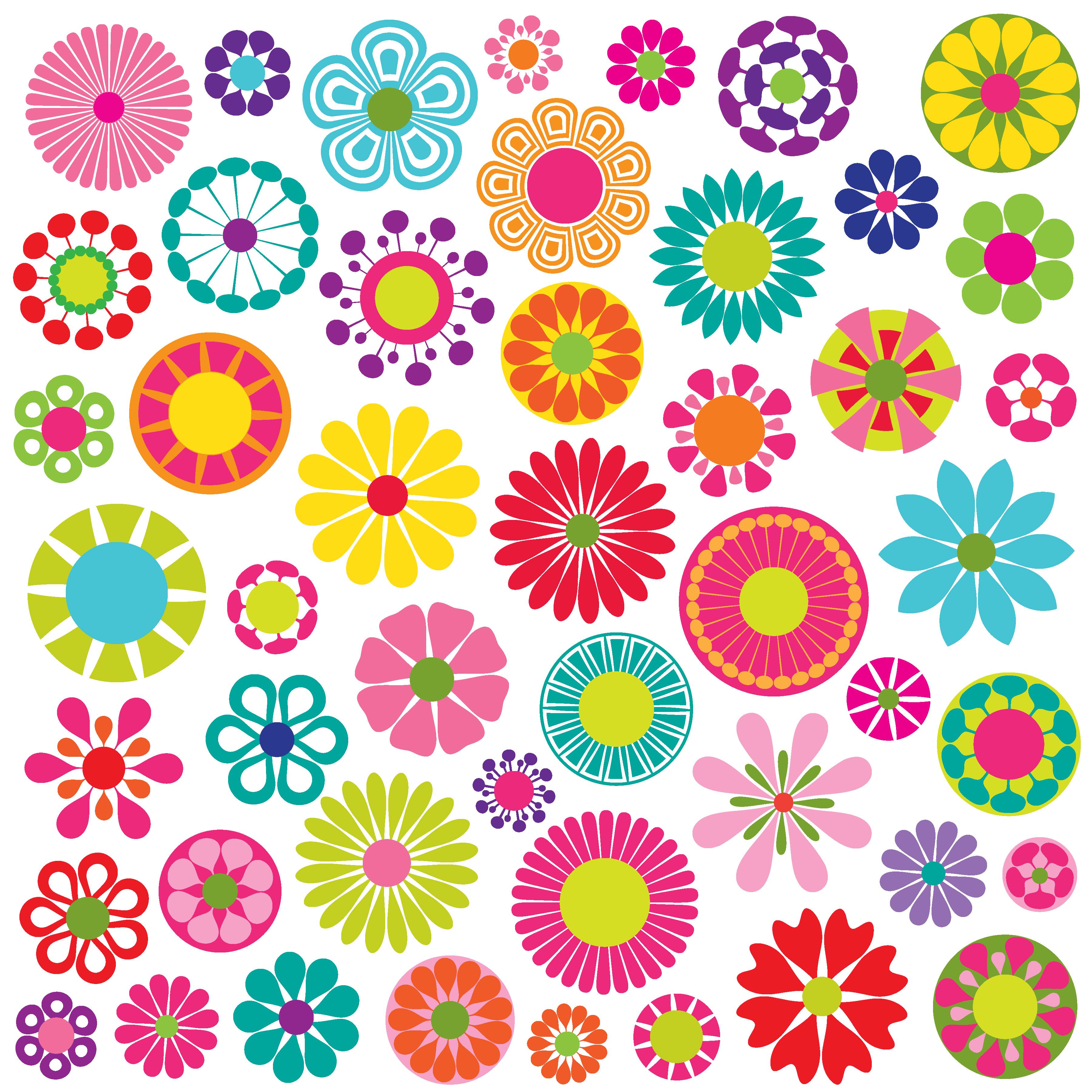 Download mod flowers vector graphics 335203 - Download Free Vectors ...