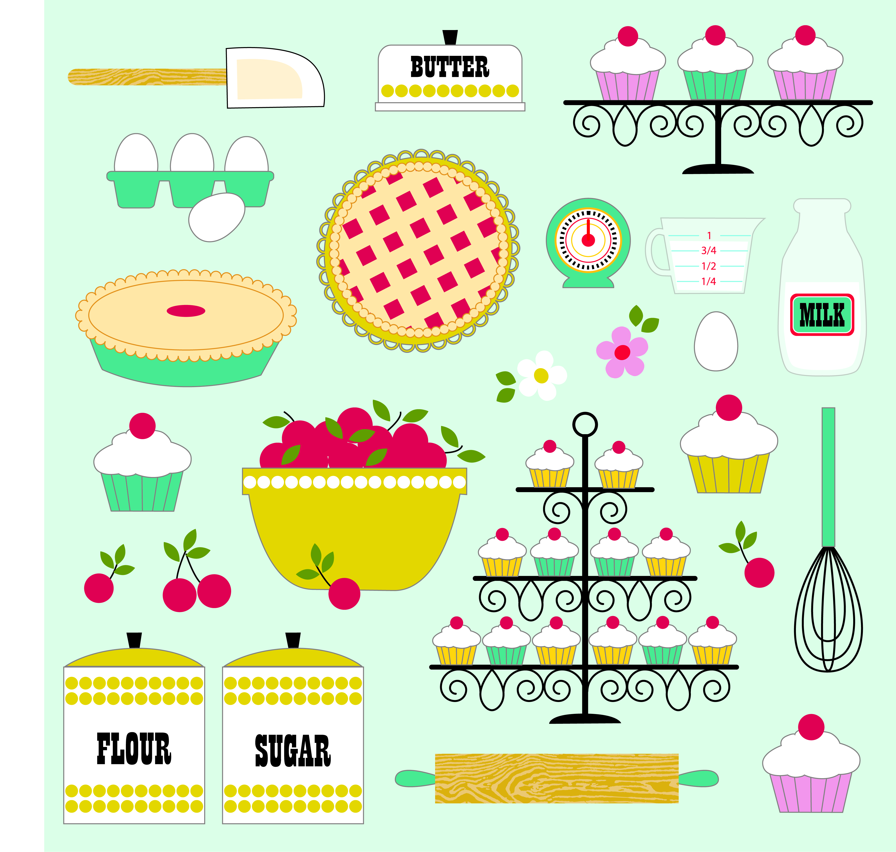 baking clipart 335206 Vector Art at Vecteezy