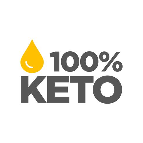 Keto Diet icon vector