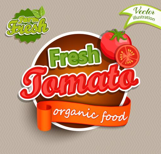 Tomate fresco vector