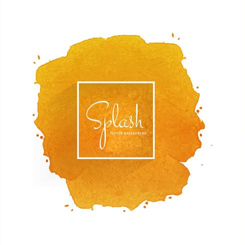 Hand drawn soft watercolor splash vector