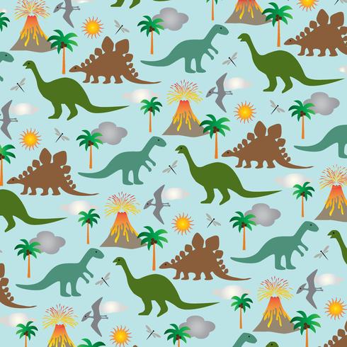 Dinosaur Scene Background