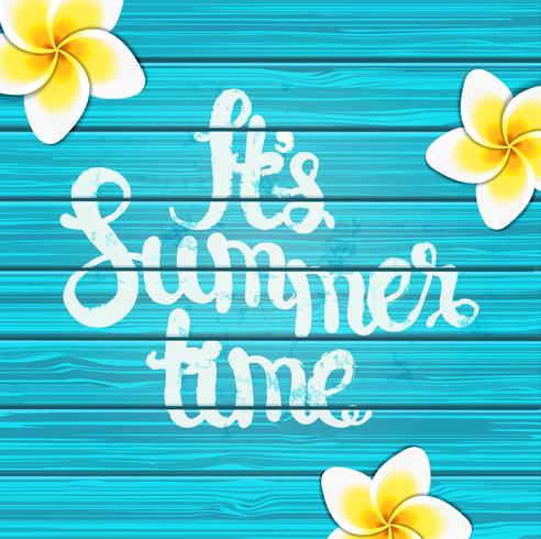 Summer time background. vector