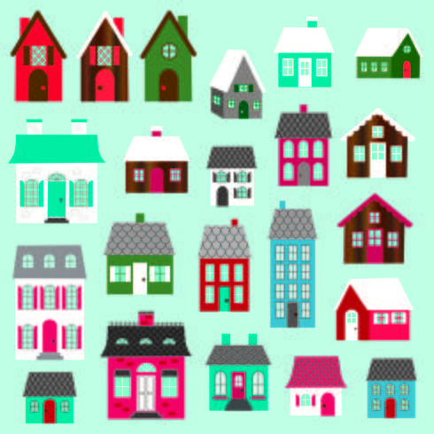 house vector clipart 