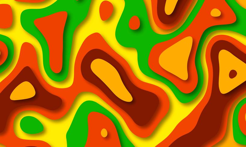 Abstract Paper Cut Colorful Background Download Free Vectors