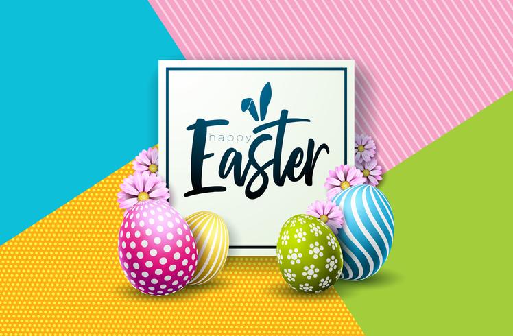 Happy Easter Holiday Design  vector