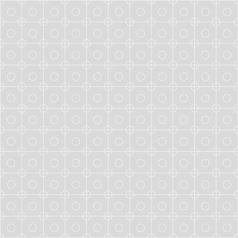 Squares and circles gray grid.  vector