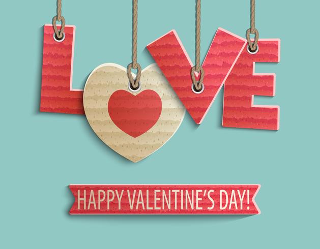 happy Valentine's day design vector