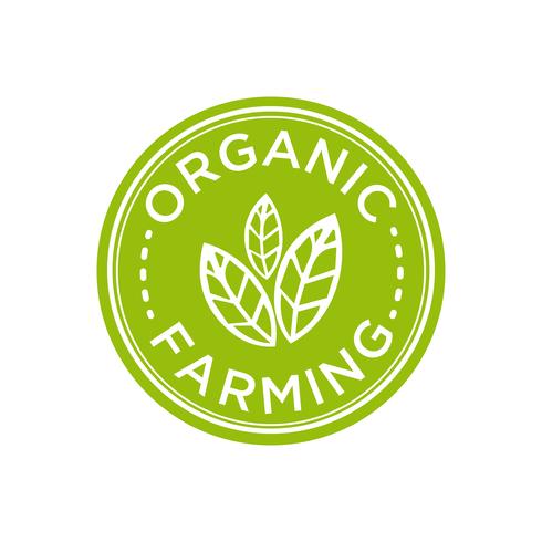 Organic Farming icon.  vector