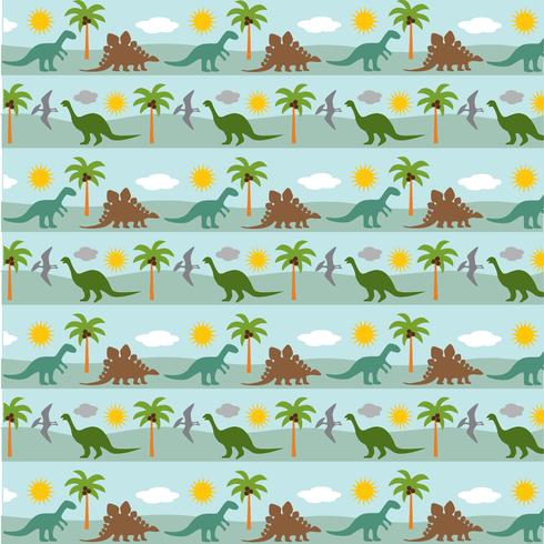 dinosaur stripe background pattern vector