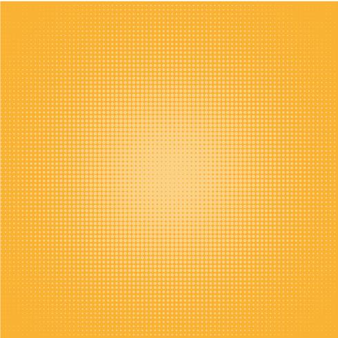 Pop Art Background, Dots on Orange Background.  vector