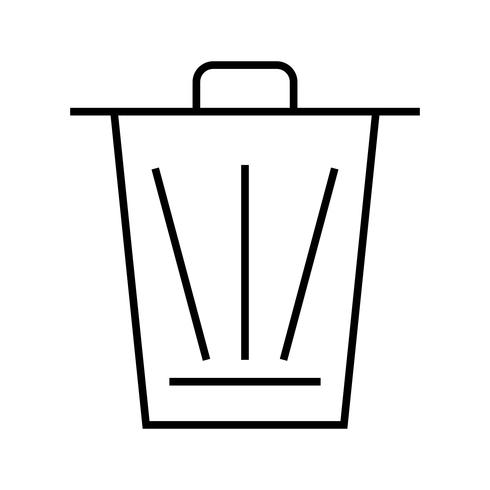 Line Black Icon vector