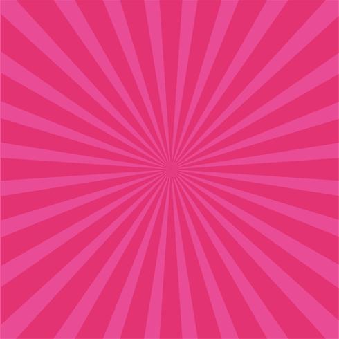 Bright pink rays background.  vector