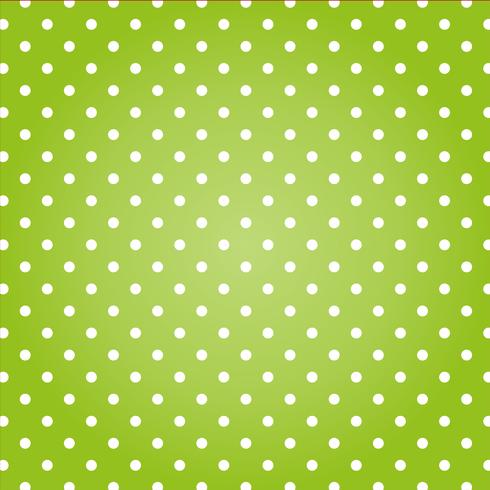 Green background with white dots. vector