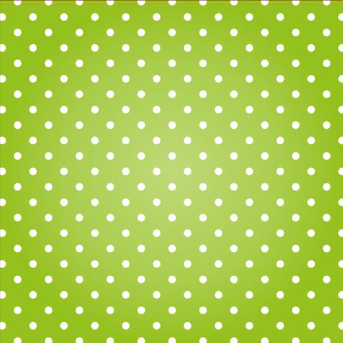 Green background with white dots. vector