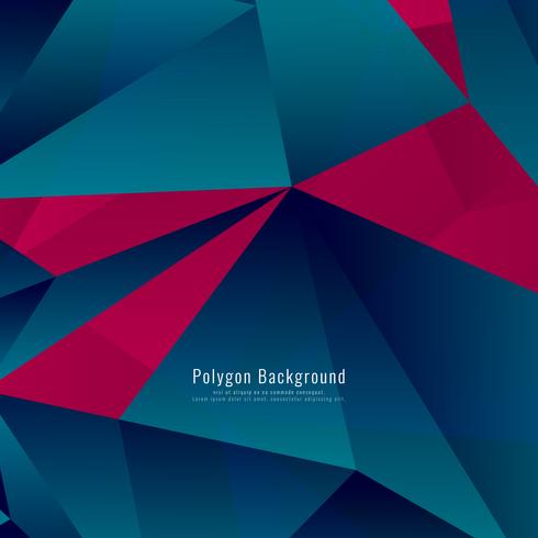 Abstract stylish polygonal background vector