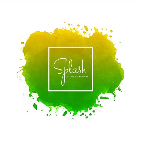 Abstract colorful soft watercolor splash design  vector