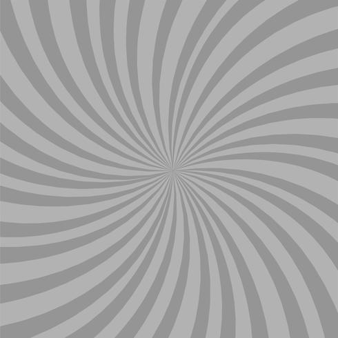 Bright grey rays background. Twister effect. vector