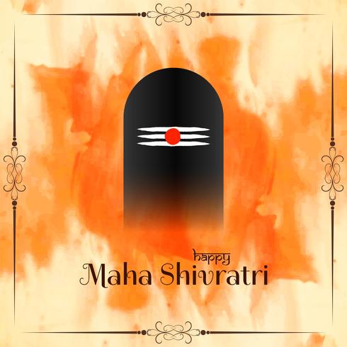 Abstract Mahashivratri religious background vector