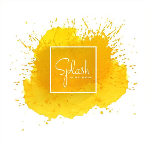 Splash colorful watercolor background vector