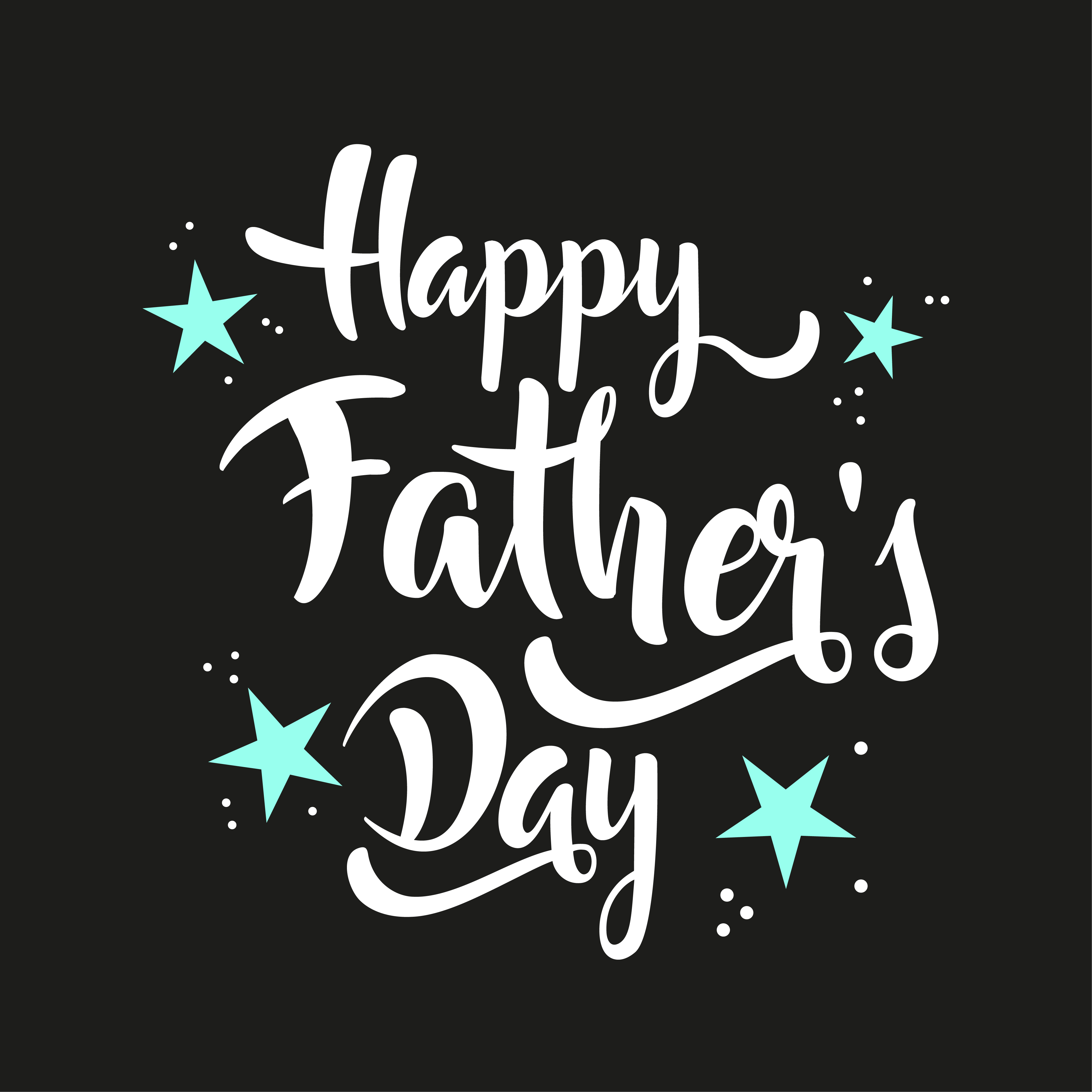 Download Happy Father's Day lettering whit stars. - Download Free ...