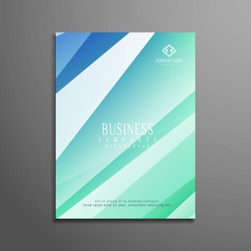 Abstract colorful polygon business modern brochure vector