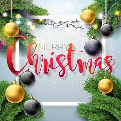 Merry Christmas Illustration vector