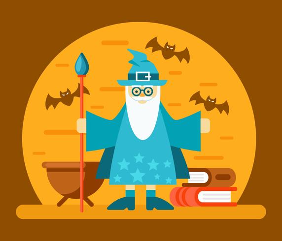 Wizard School Vector