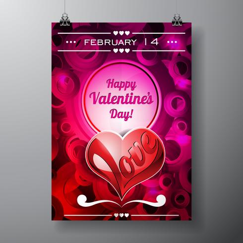 Valentines Day illustration  vector