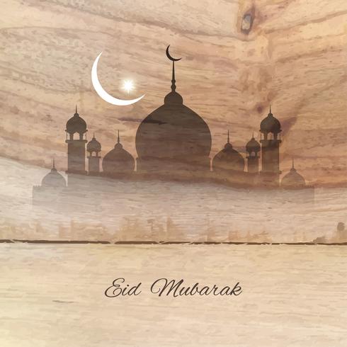 Abstract Eid Mubarak background vector