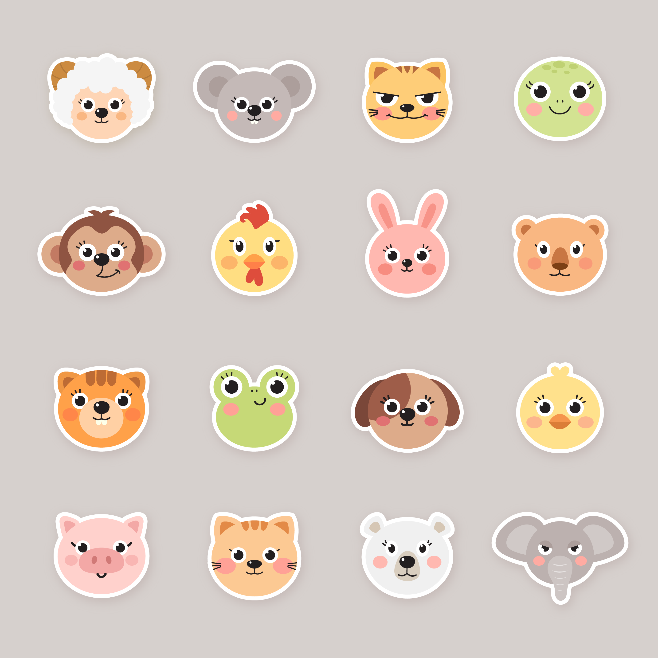 Animal Stickers Vector Art, Icons, and Graphics for Free Download Animal Stickers Vector Art, Icons, and Graphics for Free Download