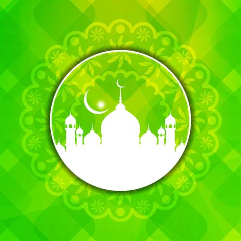 Fondo abstracto de Eid Mubarak vector