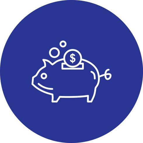 Vector piggy icon