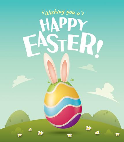 Happy Easter! vector