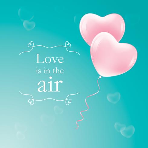 Love is in the air vector