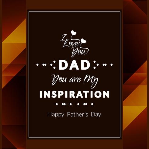 Abstract Father's day background vector